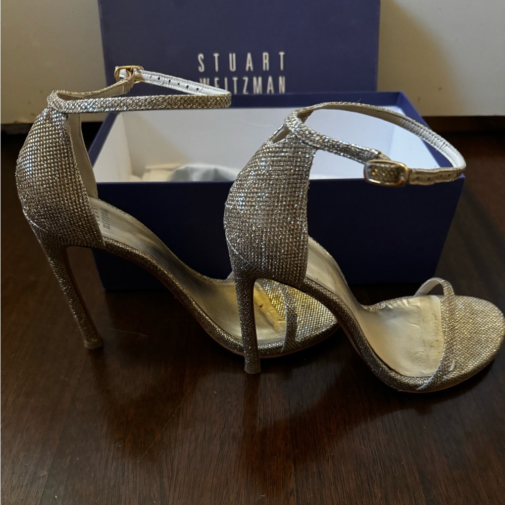 Stuart Weitzman Nudist heel worn once